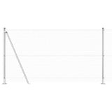 Welded Wire Fence with Concrete Base 50 x 1.2 m 3352358