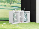 Golf Cabinet Plain White 102 x 45 x 85.5 cm 899455