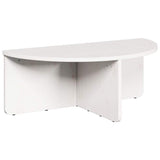 Coffee Table 2 pcs White Solid pine wood 873536