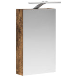 Bathroom Mirror Cabinet with Shelf Smoked Oak 30 x 10.5 x 50 cm 889019