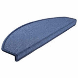 Stair Mats 30 pcs 65x24x4 cm Blue Half Round Large 3365756