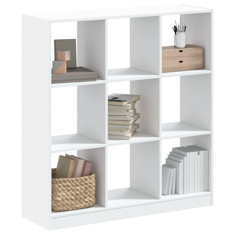 Bookcase White 102x32x108 cm Engineered Wood 3307837