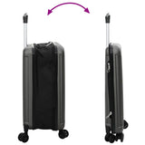 Suitcase Folding Dark grey 34 x 23 x 55.5 cm ABS Plastic 42006230