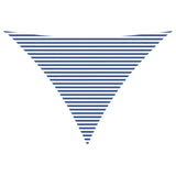 Sun Shade Sail Blue and White 5 x 5 x 6 m 100% Polyester Oxford 42031192