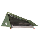 Camping Tent Tunnel 1-Person Green Waterproof 94608