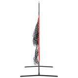 Baseball Practice Net Black 214.5 x 89.5 x 181 cm Polyester 42012856