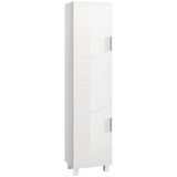 Tall Bathroom Cabinet, Freestanding Bathroom Cabinet with Adjustable Shelves and Double Doors T3398P343304