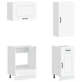 Kitchen Unit KALMAR 8 pcs White Engineered Wood 3438183