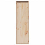 ZNTS Wall Cabinets 2 pcs 30x30x100 cm Solid Pinewood 813506