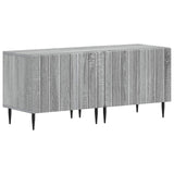 5 Piece LED TV Cabinet Grey Sonoma Engineered Wood 3416524