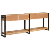 Console Tables 2 pcs Brown 200 x 33 x 75 cm Solid Mango Wood 3324226