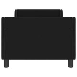 Children's Bed Frame with Headboard Black 80 x 160 cm Velvet 42010859