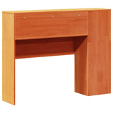 Headboard with Storage Wax Brown 100 cm Solid Wood Pine 855641