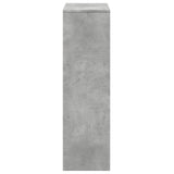 Room Divider Bookcase 3-Tier Concrete Grey 99x29x99 cm Engineered Wood 857961