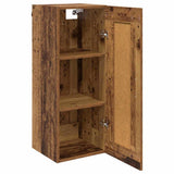 Wall Mounted Cabinet Old Wood 34.5 x 34 x 90 cm Engineered Wood 882439