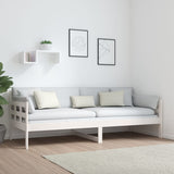 Day Bed without Mattress White Solid Wood Pine 80x200 cm 820363
