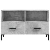 TV Cabinet Concrete Grey 80x36x50 cm Engineered Wood 828976
