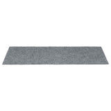 Stair Mats Self-adhesive 15 pcs 60x25 cm Light Grey Rectangular 326915