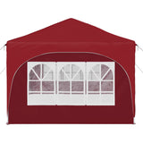 Pop-up Party Tent 575 x 288 x 245 cm Burgundy Oxford Fabric 42019895
