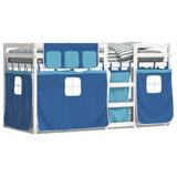 Bunk Bed without Mattress Blue 90x200 cm Solid Wood Pine 3283932