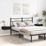 Floating Nightstands 2 pcs Black Oak 40x32x15 cm Engineered Wood 862417