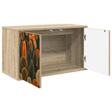 Wall-mounted TV Cabinet ZAANDAM 69 x 33 x 40 cm Sonoma Oak 8007131