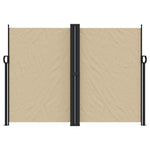 ZNTS Retractable Side Awning Beige 180x1000 cm 4004750