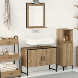 Bathroom Furniture Set with Storage 2 pcs Brown 80 x 33 x 60 cm 3334332