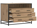 Drawer Cabinet 3-Drawer Artisan oak 70 x 41 x 70 cm 8010307