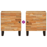 Bedside Cabinet Brown 40 x 33 x 46 cm Solid Mango Wood 4018292