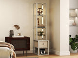 Bathroom Storage Cabinet-White 13939003