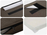 Upholstered Headboard Brown and Taupe 75 cm Solid Pine Wood 880156
