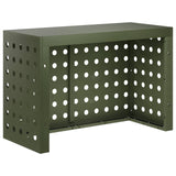 Air Conditioner Cover Olive Green 90 x 40 x 60 cm Steel 8014125