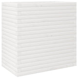 Garden Planter White 70x40x68.5 cm Solid Wood Pine 3282485