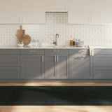 Rug Rectangular Grey100x1000 cm Bamboo 376970