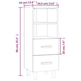 Sideboard Grey Sonoma 34.5x34x90 cm Engineered Wood 817415