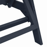 Sun Lounger 2 pcs Navy 195.5 x 53 x 98.5 cm Polyethylene 3335851