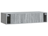 Wall-Mounted TV Cabinet Grey Sonoma 98 x 41 x 30 cm 899381