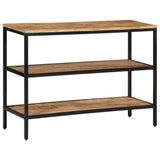 Console Table 100x35x70 cm Solid Rough Wood Mango 374073