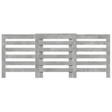 Radiator Cover Concrete Grey 205x21.5x83.5 cm Engineered Wood 852720