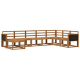 Outdoor Sofa Set 8 pcs Natural Solid Acacia Wood 3385440