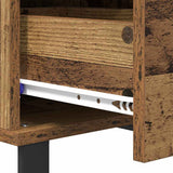 Coffee Table Old Wood 55 x 55 x 36.5 cm Engineered Wood 881663
