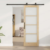 Sliding Door ORKDAL Natural and Black 73.5 x 198.5 cm 3331987