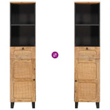 Bathroom Cabinet Brown 38 x 33 x 160 cm Solid Mango Wood 4018066