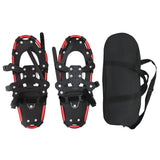 3 in 1 Snowshoes Red and Black 53.5 x 21 cm Aluminum and HDPE 42021419