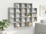 Wall Shelf Concrete Grey 100 x 13 x 100 cm Engineered Wood 8012247