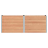 Garden Raised Bed Brown 250 x 50 x 91 cm 42039009