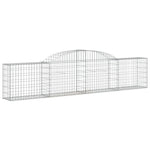 Arched Gabion Basket 300x30x60/80 cm Galvanised Iron 153503