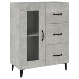 Sideboard Concrete Grey 69.5x34x90 cm Engineered Wood 812217
