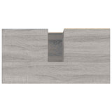Bathroom Cabinet Grey Sonoma 65x33x60 cm Engineered Wood 831610